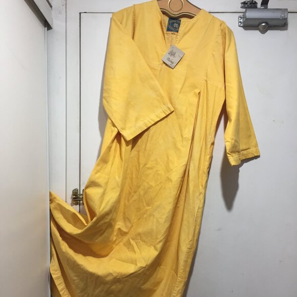 VINTAGE PADRAIG COTTAGE CLOTHING COMPANY BRAND NEW V-NECK MAXI DRESSES SIZE S/M - Picture 8 of 11